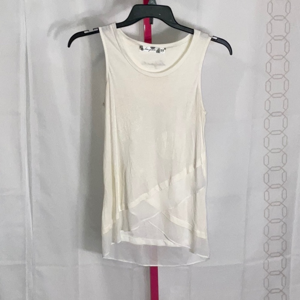 Desigual‎ Cream Tank Top Layered Front Size XS